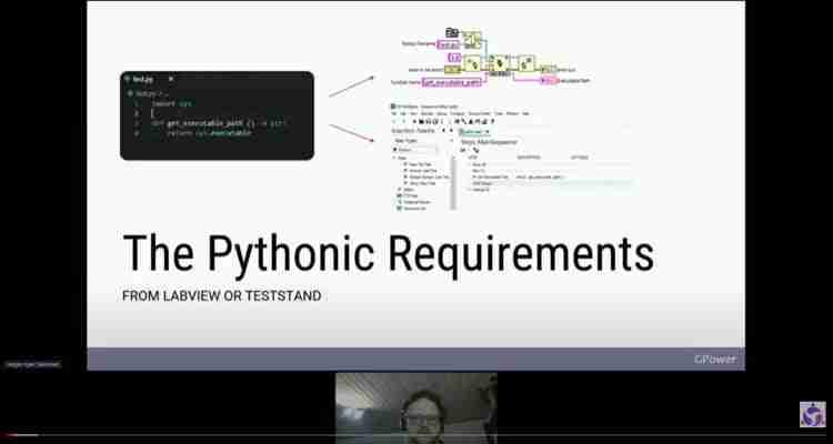 Pythonic Requirements from LabVIEW and TestStand